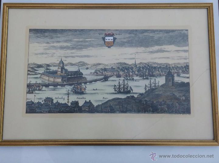 Arte: GRABADO DE VAN DER AVEELEN - 1709 - WIBORG - Foto 2