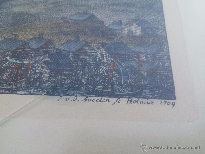 Arte: GRABADO DE VAN DER AVEELEN - 1709 - WIBORG - Foto 3