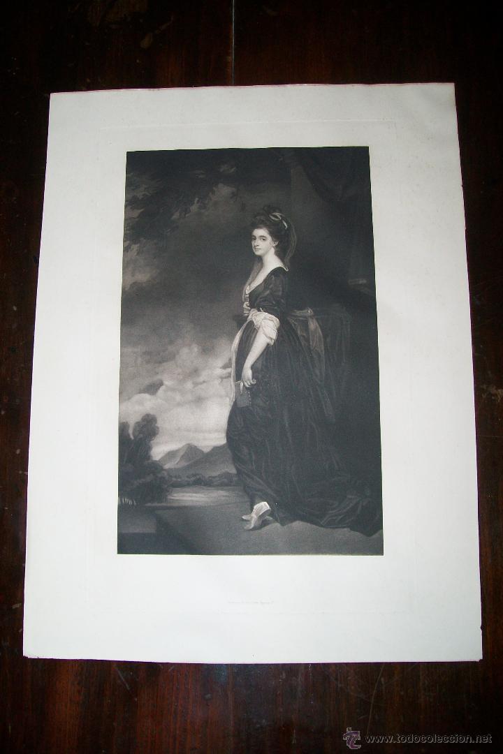 Arte: LADY ISABELLA HAMILTON J.WALKER - ROMNEY PHOTOGRAVURE BY SWAN ELECTRIC ENGRAVING CO
