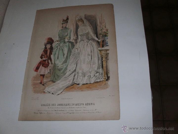 Arte: LE MODE ILLUSTR&Eacute;E - ANTIQUE ENGRAVING - - Foto 3