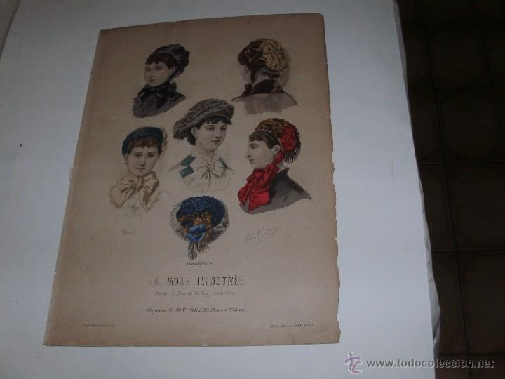 Arte: LE MODE ILLUSTR&Eacute;E - ANTIQUE ENGRAVING - - Foto 4