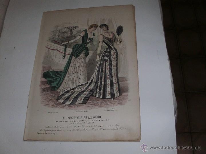 Arte: LE MODE ILLUSTR&Eacute;E - ANTIQUE ENGRAVING - - Foto 6