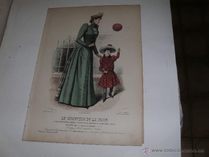 Arte: LE MODE ILLUSTR&Eacute;E - ANTIQUE ENGRAVING - - Foto 7
