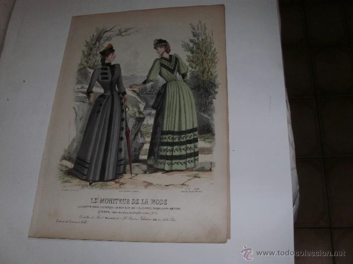 Arte: LE MODE ILLUSTR&Eacute;E - ANTIQUE ENGRAVING - - Foto 8