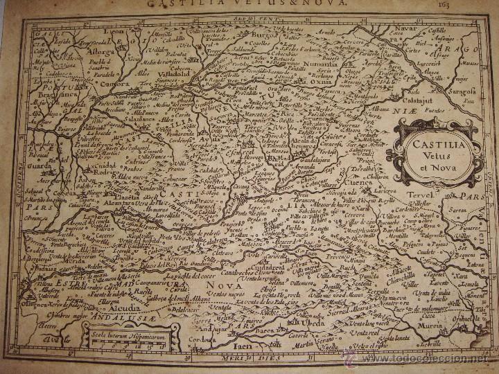 Arte: Mapa de Castilla. Castilia Vetus et Nova. 1628. - Foto 1