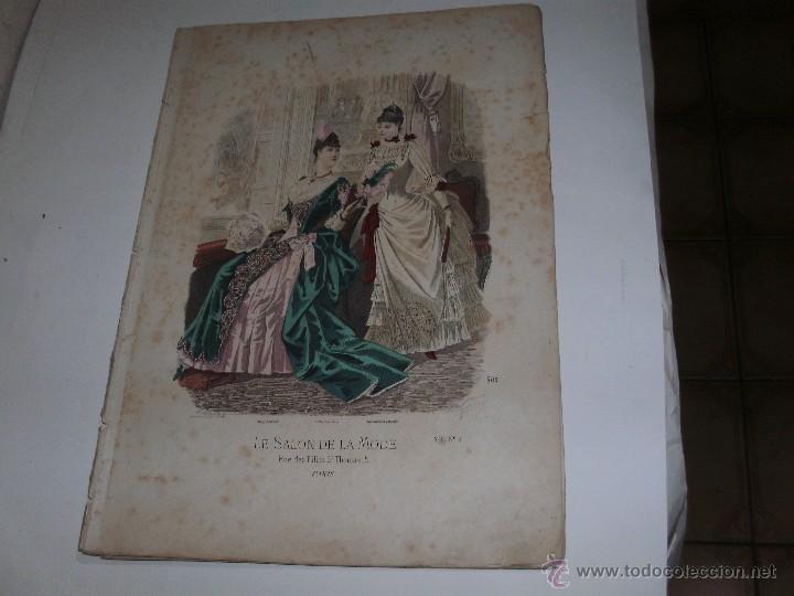 Arte: LA MODE ILLUSTR&Eacute;E - ANTIQUE ENGRAVING - - Foto 2