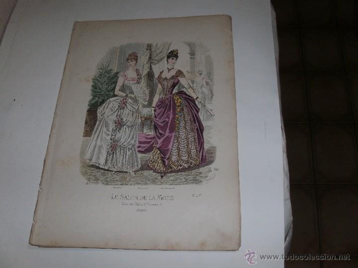 Arte: LA MODE ILLUSTR&Eacute;E - ANTIQUE ENGRAVING - - Foto 3