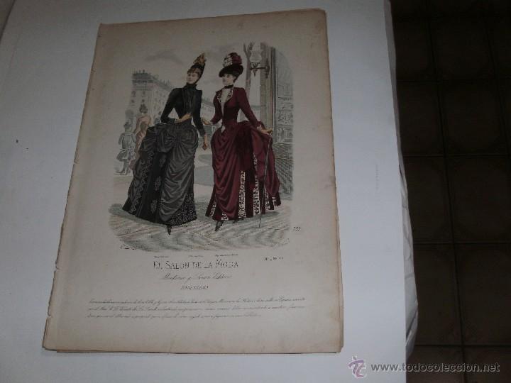 Arte: LA MODE ILLUSTR&Eacute;E - ANTIQUE ENGRAVING - - Foto 4