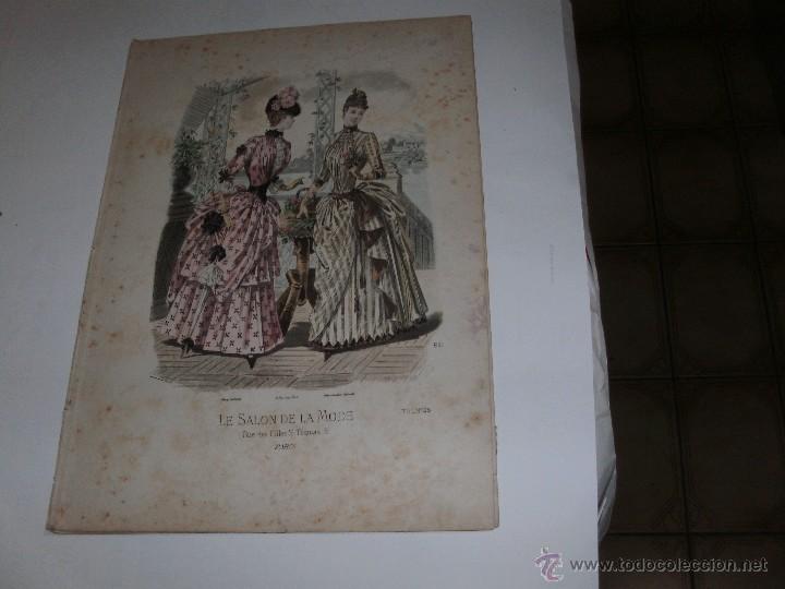 Arte: LA MODE ILUSTR&Eacute;E - ANTIQUE ENGRAVING - - Foto 3