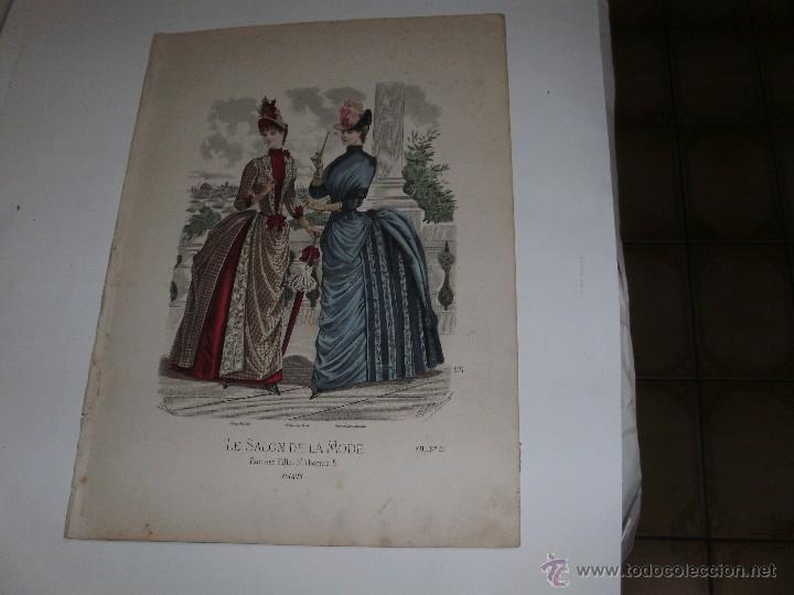 Arte: LA MODE ILUSTR&Eacute;E - ANTIQUE ENGRAVING - - Foto 4
