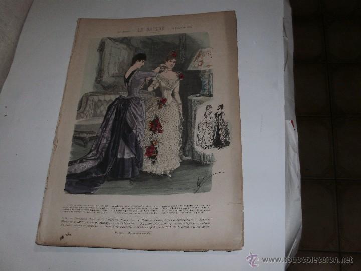 Arte: LA MODE ILUSTR&Eacute;E - ANTIQUE ENGRAVING - - Foto 1