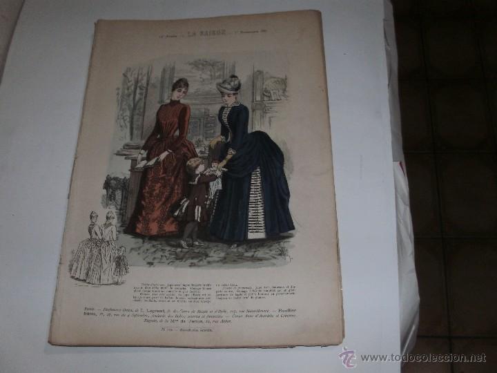 Arte: LA MODE ILUSTR&Eacute;E - ANTIQUE ENGRAVING - - Foto 3