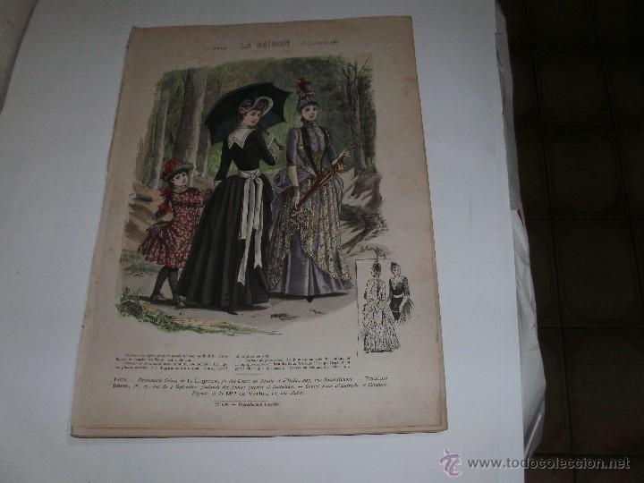 Arte: LE MODE ILLUSTR&Eacute;E - ANTIQUE ENGRAVING - - Foto 2
