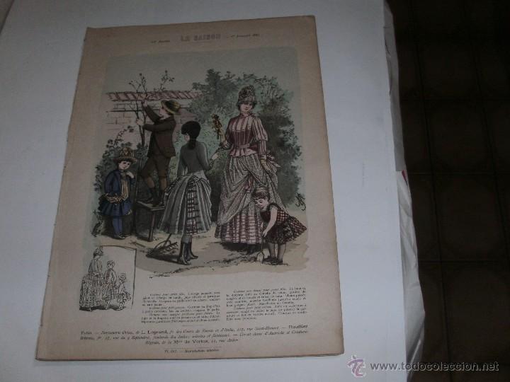 Arte: LE MODE ILLUSTR&Eacute;E - ANTIQUE ENGRAVING - - Foto 3