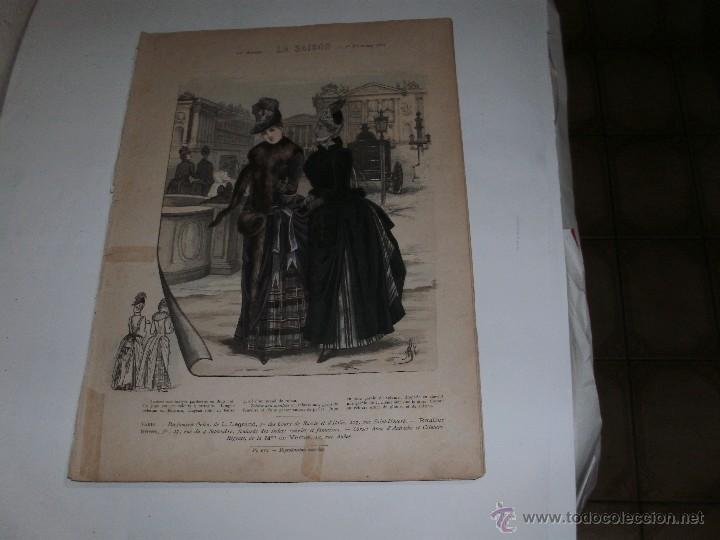 Arte: LE MODE ILLUSTR&Eacute;E - ANTIQUE ENGRAVING - - Foto 6