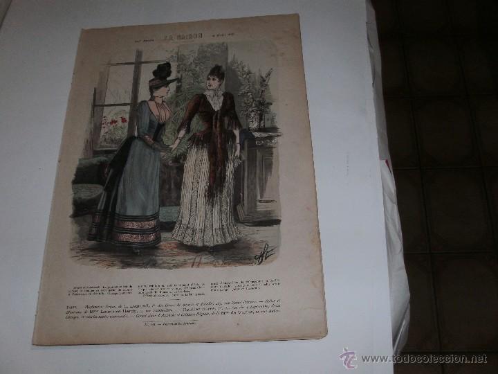 Arte: LE MODE ILLUSTR&Eacute;E - ANTIQUE ENGRAVING - - Foto 1