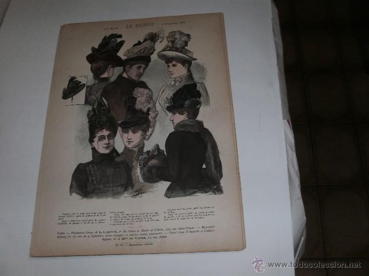 Arte: LE MODE ILLUSTR&Eacute;E - ANTIQUE ENGRAVING - - Foto 3