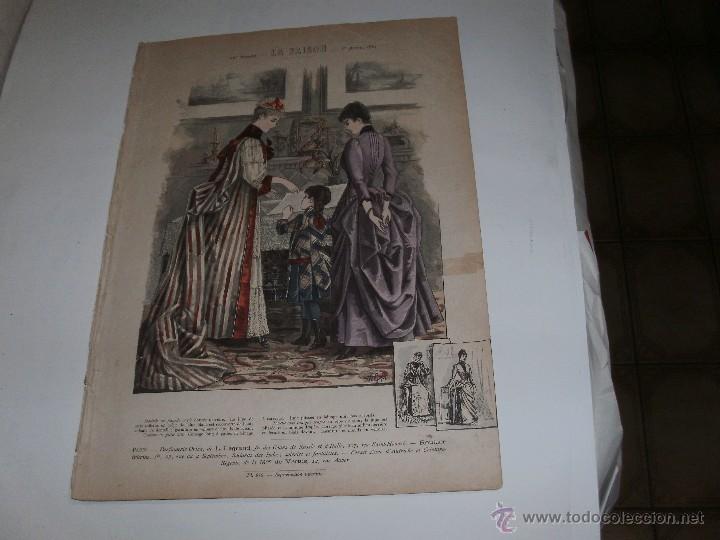 Arte: LE MODE ILLUSTR&Eacute;E - ANTIQUE ENGRAVING - - Foto 1