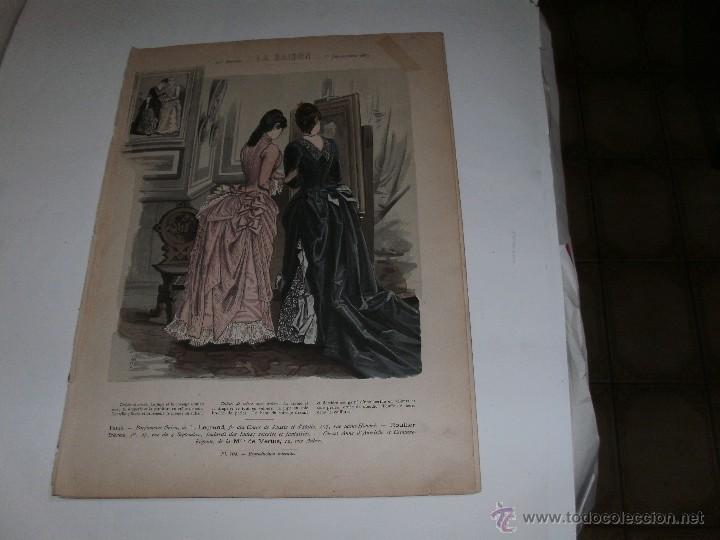 Arte: LE MODE ILLUSTR&Eacute;E - ANTIQUE ENGRAVING - - Foto 3