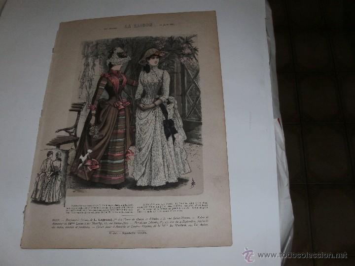 Arte: LE MODE ILLUSTR&Eacute;E - ANTIQUE ENGRAVING - - Foto 5