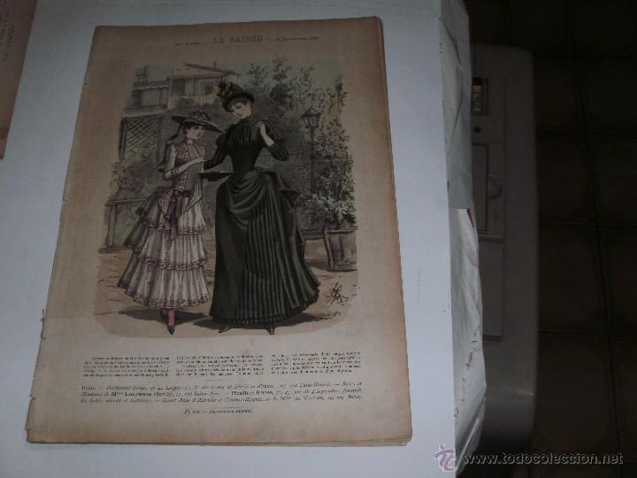 Arte: LE MODE ILLUSTR&Eacute;E - ANTIQUE ENGRAVING - - Foto 3