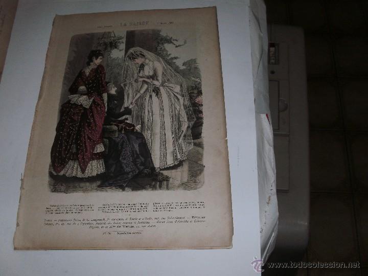 Arte: LE MODE ILLUSTR&Eacute;E - ANTIQUE ENGRAVING - - Foto 6