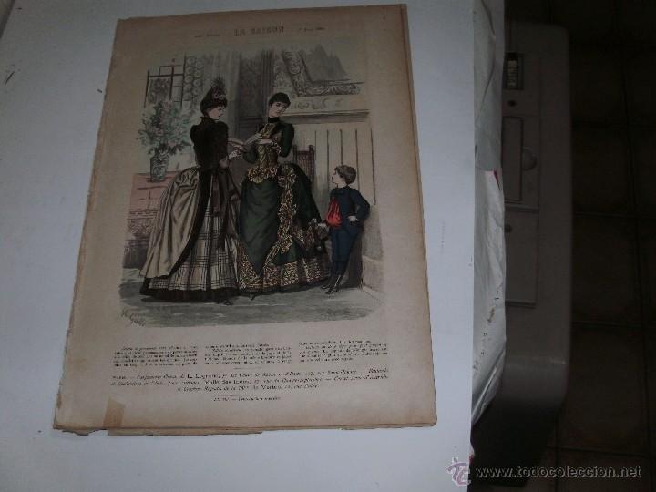 Arte: LE MODE ILLUSTR&Eacute;E - ANTIQUE ENGRAVING - - Foto 2