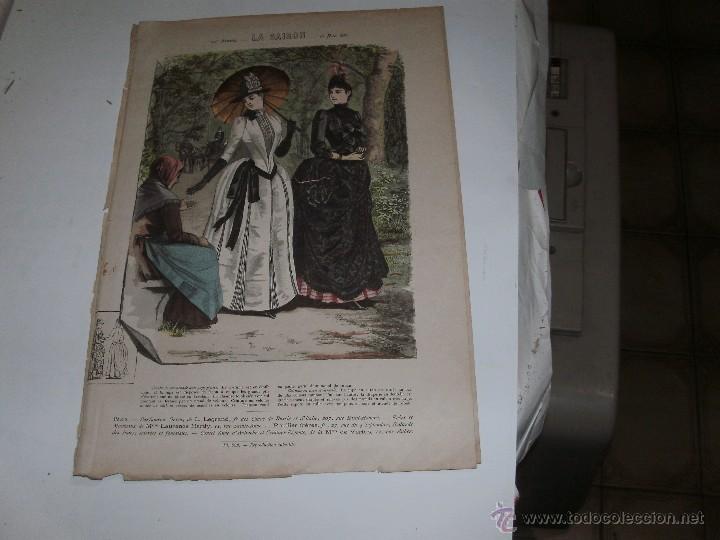 Arte: LE MODE ILLUSTR&Eacute;E - ANTIQUE ENGRAVING - - Foto 6