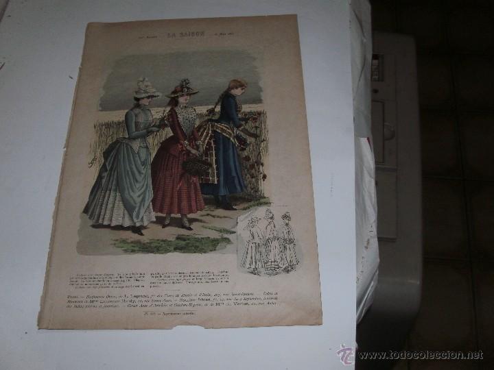 Arte: LE MODE ILLUSTR&Eacute;E - ANTIQUE ENGRAVING - - Foto 7