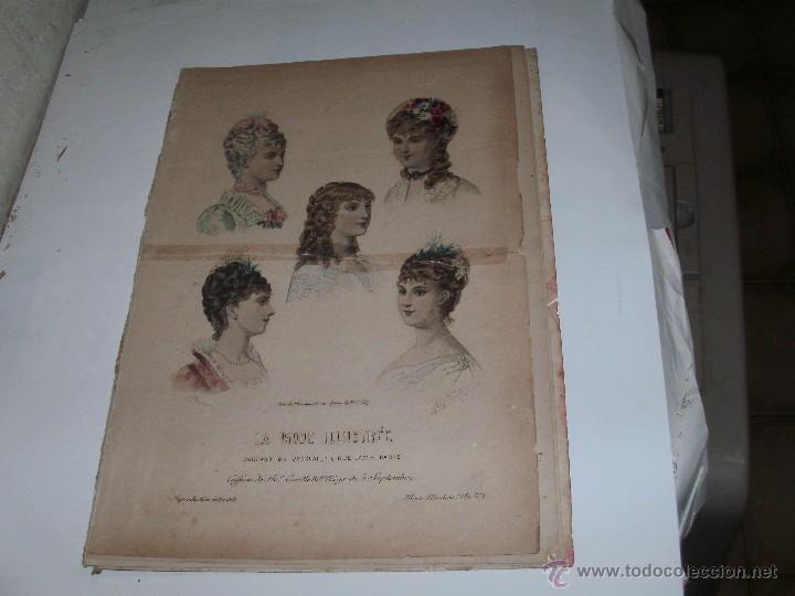 Arte: LE MODE ILLUSTR&Eacute;E - ANTIQUE ENGRAVING - - Foto 4