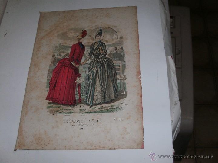 Arte: LE MODE ILLUSTR&Eacute;E - ANTIQUE ENGRAVING - - Foto 8