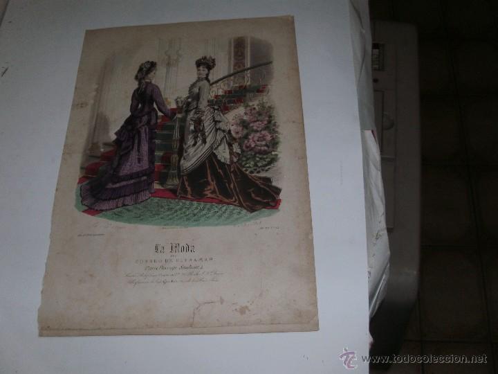 Arte: LE MODE ILLUSTR&Eacute;E - ANTIQUE ENGRAVING - - Foto 3