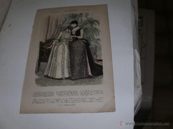 Arte: LE MODE ILLUSTR&Eacute;E - ANTIQUE ENGRAVING - - Foto 4