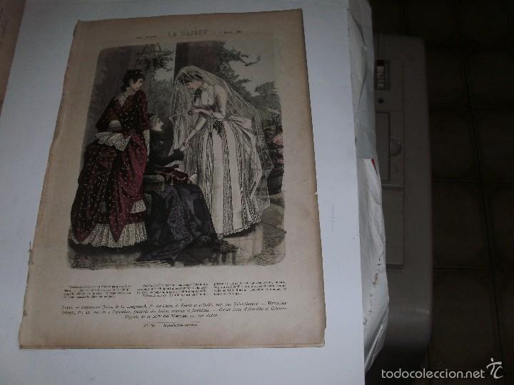 Arte: LE MODE ILLUSTR&Eacute;E - ANTIQUE ENGRAVING - - Foto 1