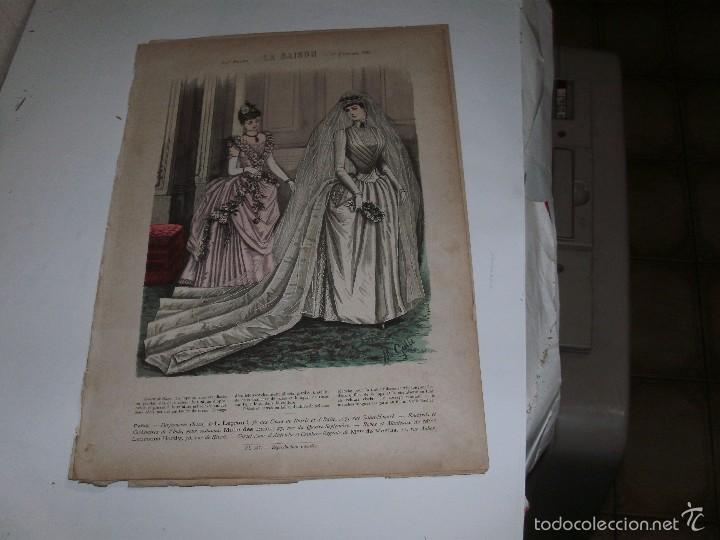 Arte: LE MODE ILLUSTR&Eacute;E - ANTIQUE ENGRAVING - - Foto 1