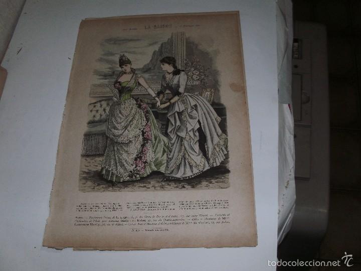 Arte: LE MODE ILLUSTR&Eacute;E - ANTIQUE ENGRAVING - - Foto 1