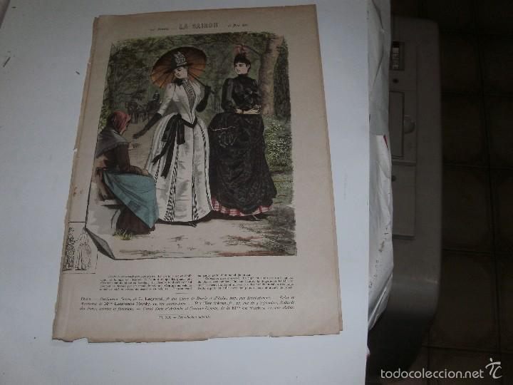 Arte: LE MODE ILLUSTR&Eacute;E - ANTIQUE ENGRAVING - - Foto 1
