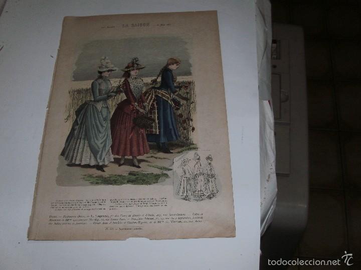 Arte: LE MODE ILLUSTR&Eacute;E - ANTIQUE ENGRAVING - - Foto 1