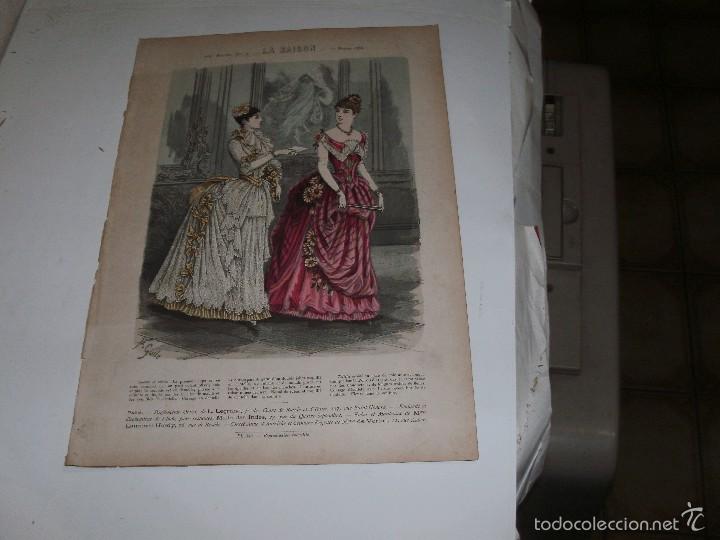 Arte: LE MODE ILLUSTR&Eacute;E - ANTIQUE ENGRAVING - - Foto 1