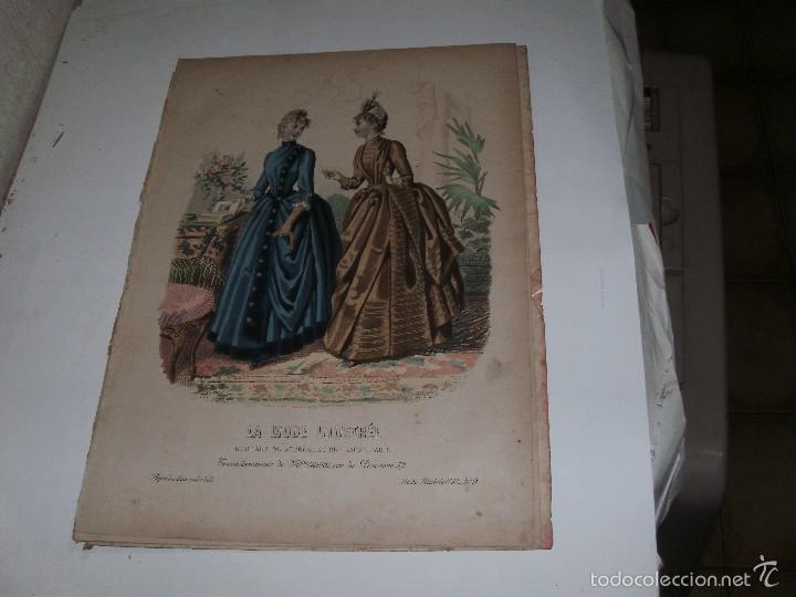 Arte: LE MODE ILLUSTR&Eacute;E - ANTIQUE ENGRAVING - - Foto 1