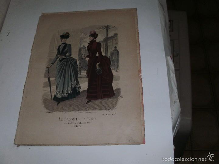 Arte: LE MODE ILLUSTR&Eacute;E - ANTIQUE ENGRAVING - - Foto 1