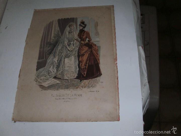 Arte: LE MODE ILLUSTR&Eacute;E - ANTIQUE ENGRAVING - - Foto 1