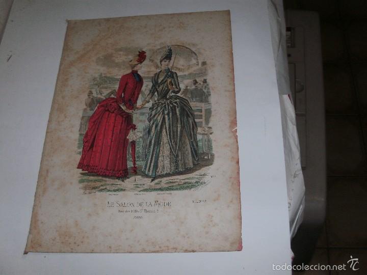 Arte: LE MODE ILLUSTR&Eacute;E - ANTIQUE ENGRAVING - - Foto 1