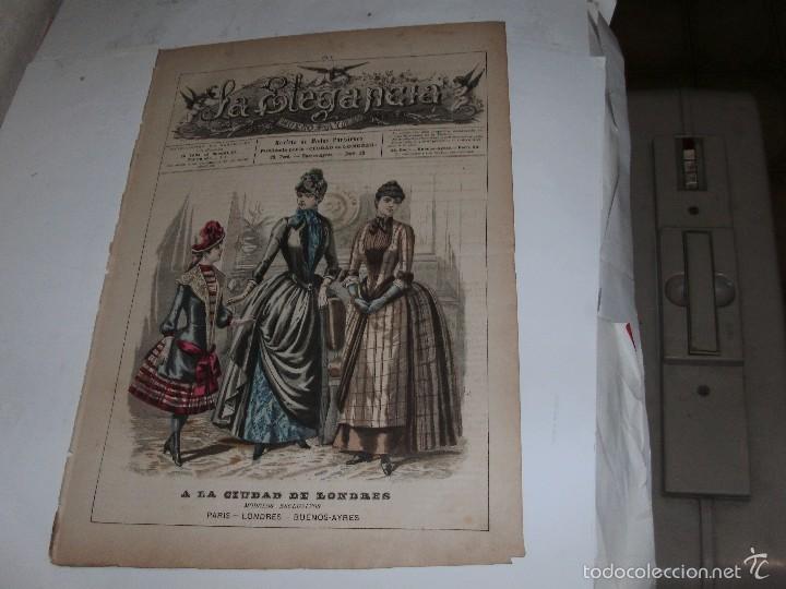 Arte: LE MODE ILLUSTR&Eacute;E - ANTIQUE ENGRAVING - - Foto 1