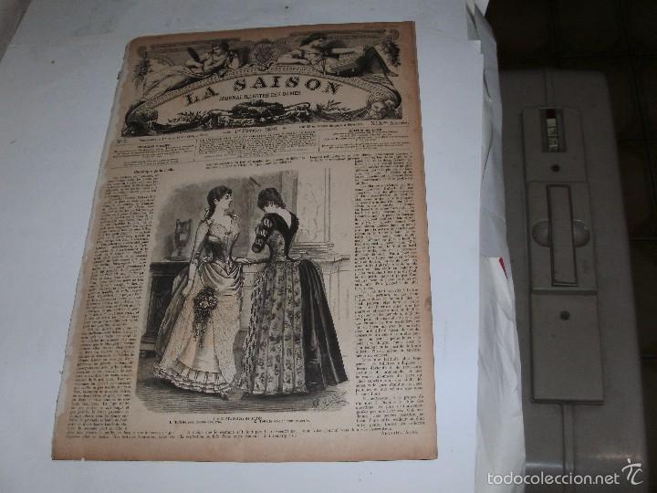 Arte: LA SAISON - ANTIQUE ENGRAVING - - Foto 1