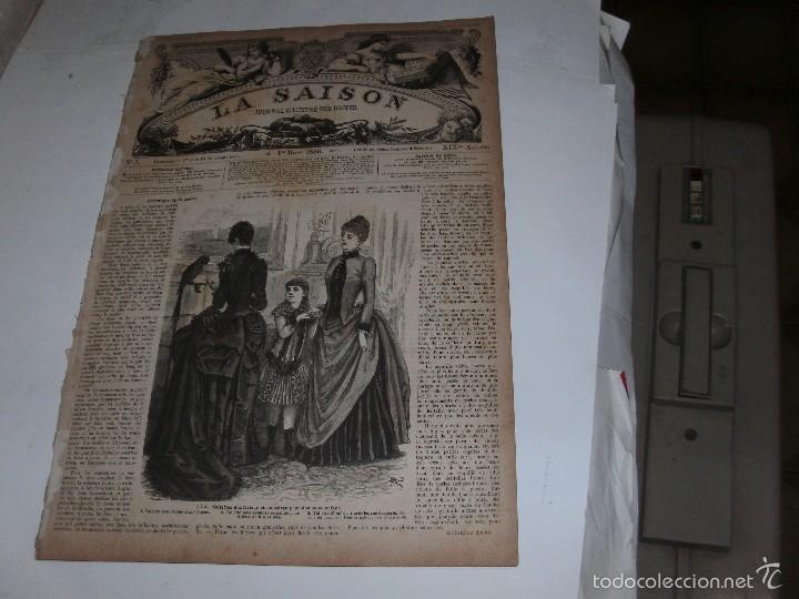 Arte: LA SAISON - ANTIQUE ENGRAVING - - Foto 1