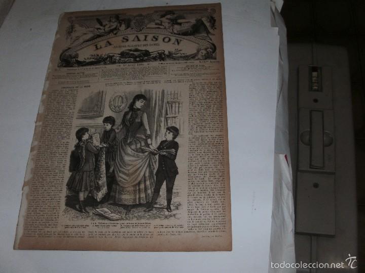 Arte: LA SAISON - ANTIQUE ENGRAVING - - Foto 1