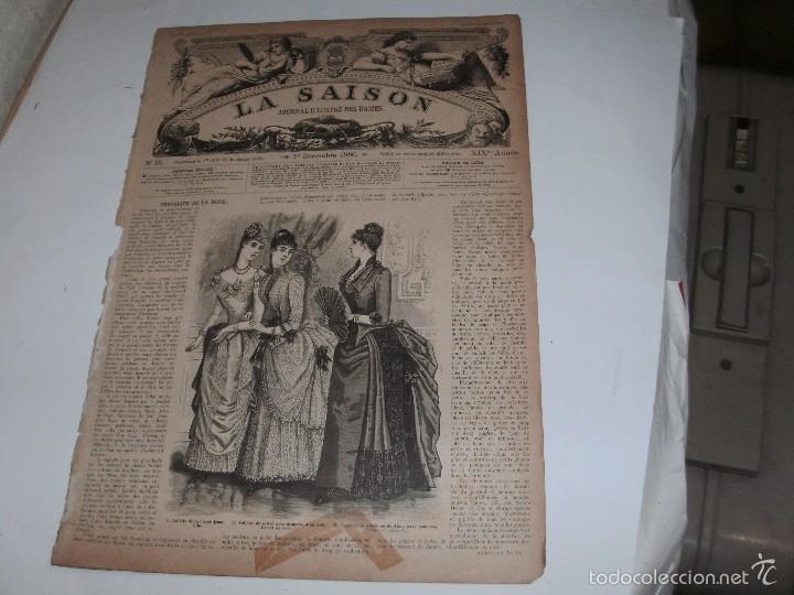 Arte: LA SAISON - ANTIQUE ENGRAVING - - Foto 1