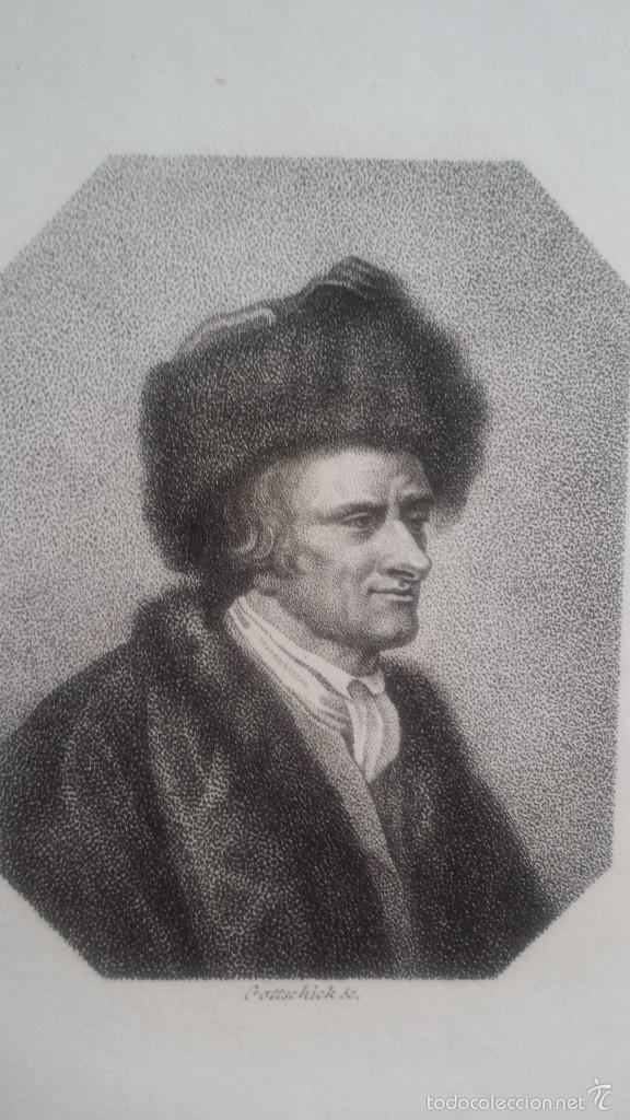 Arte: VOLTAIRE: grabado de GOTTSCHICK / 1820 - Foto 1