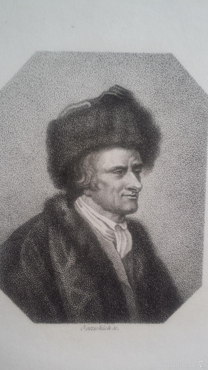 Arte: VOLTAIRE: grabado de GOTTSCHICK / 1820 - Foto 2